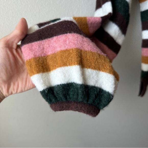 Madewell wool blend striped soft sweater - Picture 4 of 6